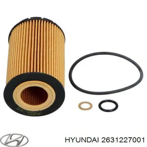 Фильтр очистки масла центробежный Hyundai/Kia 2631227001 цена, от 4.54 USD