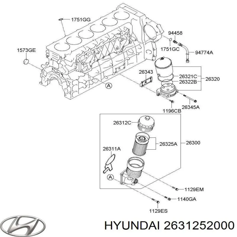  2631252000 Hyundai/Kia