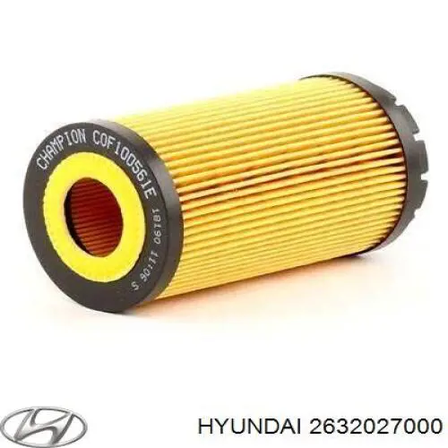 Масляный фильтр 2632027000 Hyundai/Kia