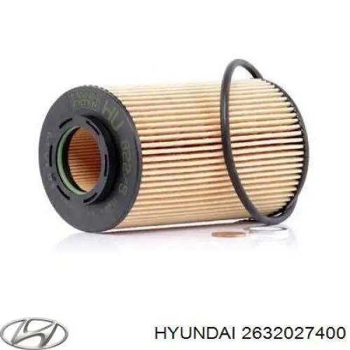 Фильтр масла Hyundai/Kia 2632027400
