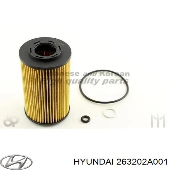 263202A001 Hyundai/Kia Масляный фильтр двигателя