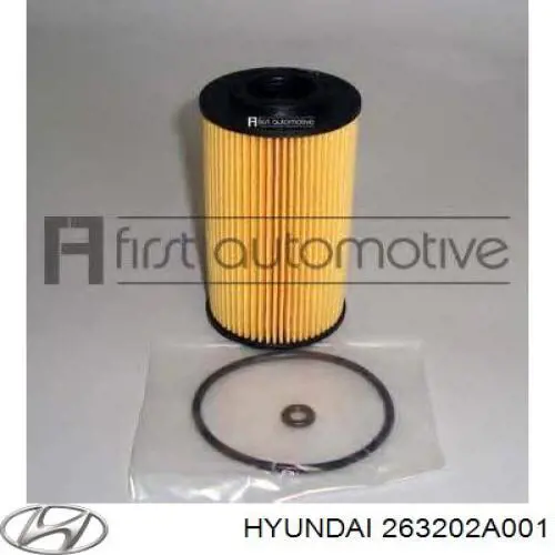 263202A001 Hyundai/Kia filtro de óleo