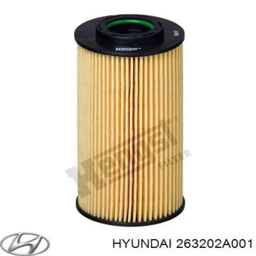 Масляный фильтр 263202A001 Hyundai/Kia