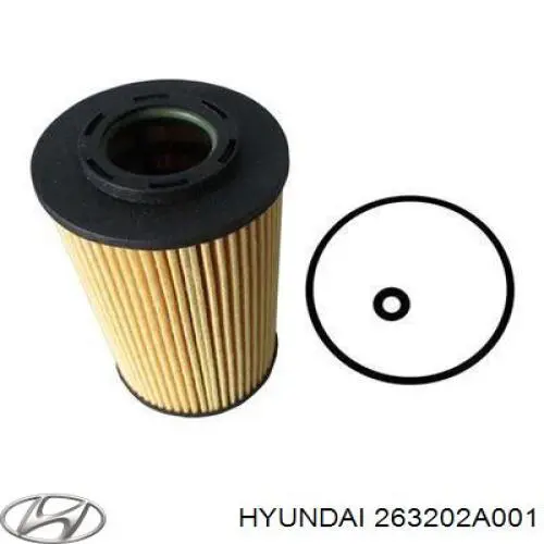 Масляный фильтр 263202A001 Hyundai/Kia