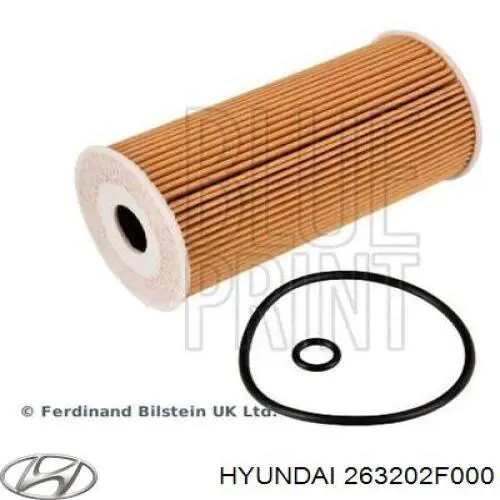 263202F000 Hyundai/Kia filtro de óleo
