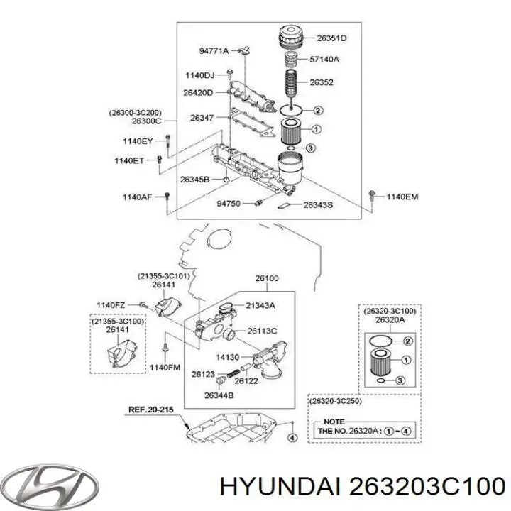 263203C100 Hyundai/Kia