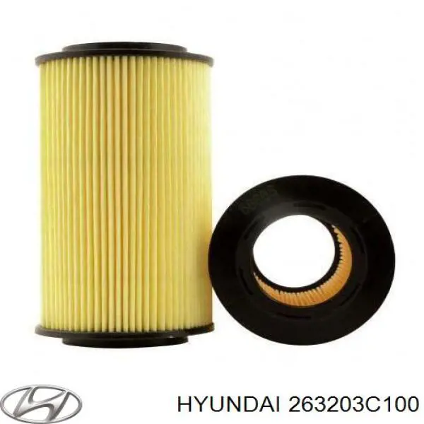 263203C100 Hyundai/Kia Filtro de óleo