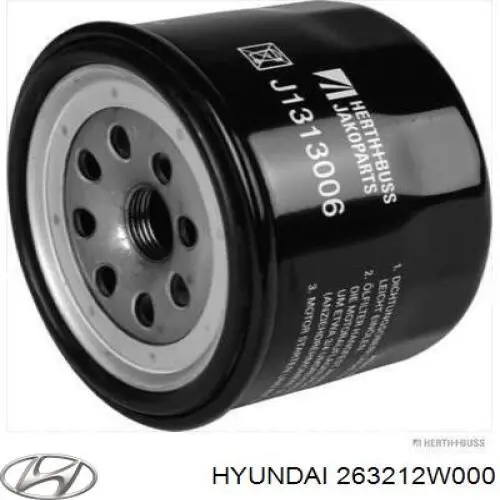 Фильтр масла Hyundai/Kia 263212W000