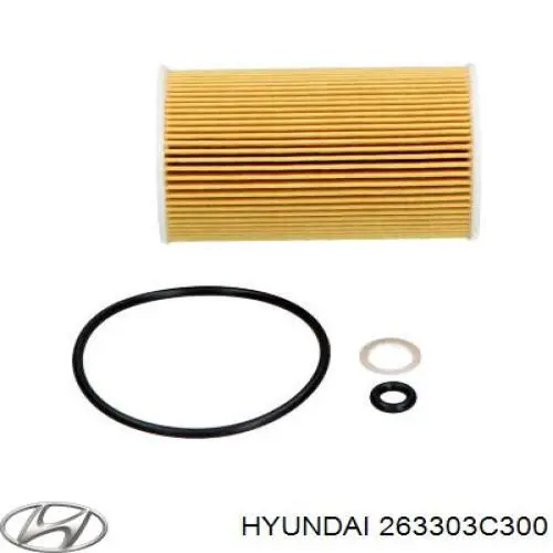 Масляный фильтр 263303C300 Hyundai/Kia