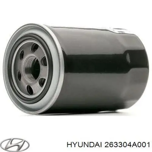 263304A001 Hyundai/Kia filtro de óleo