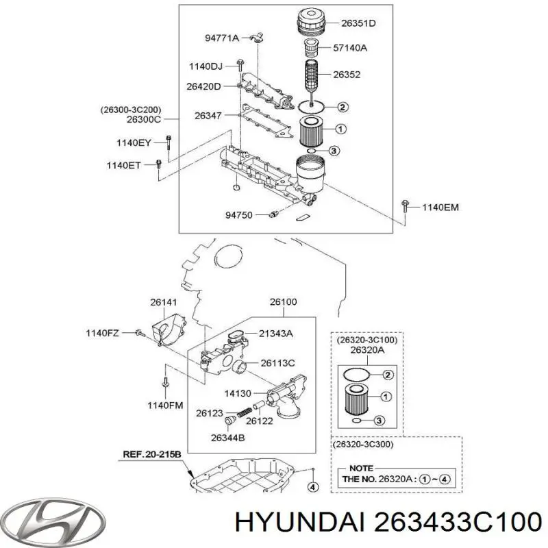 263433C100 Hyundai/Kia 