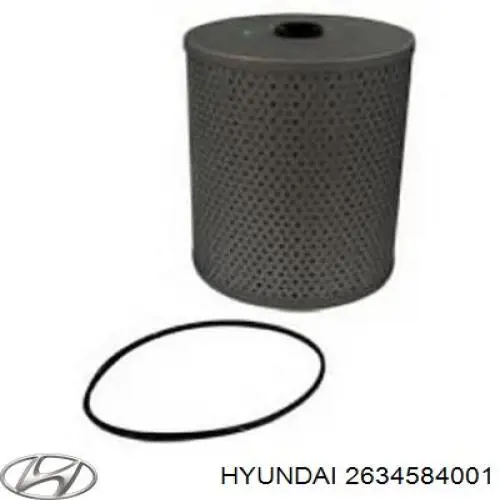 2634584001 Hyundai/Kia Масляный фильтр двигателя