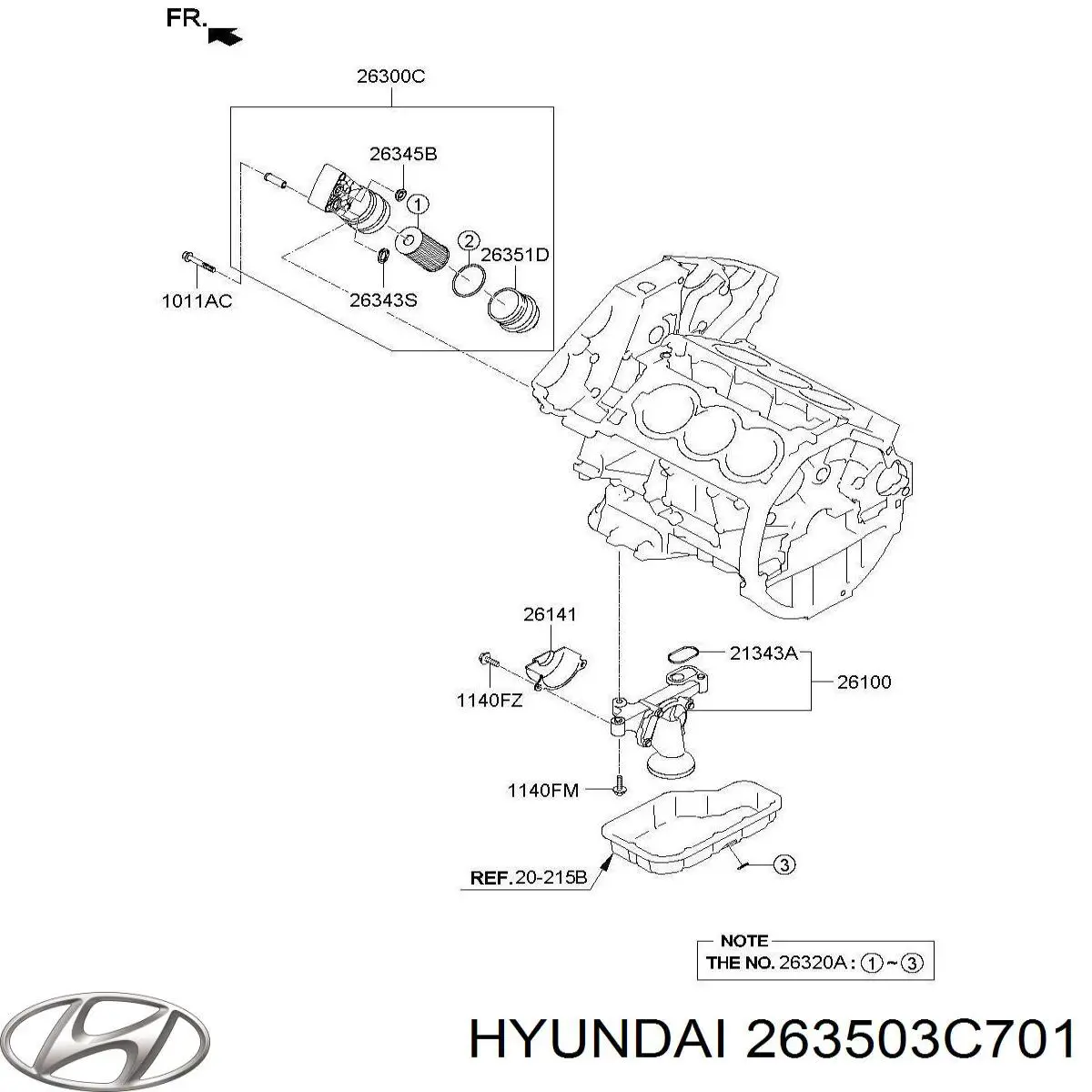  Hyundai/Kia 263503C701 цена, от 10.21 USD