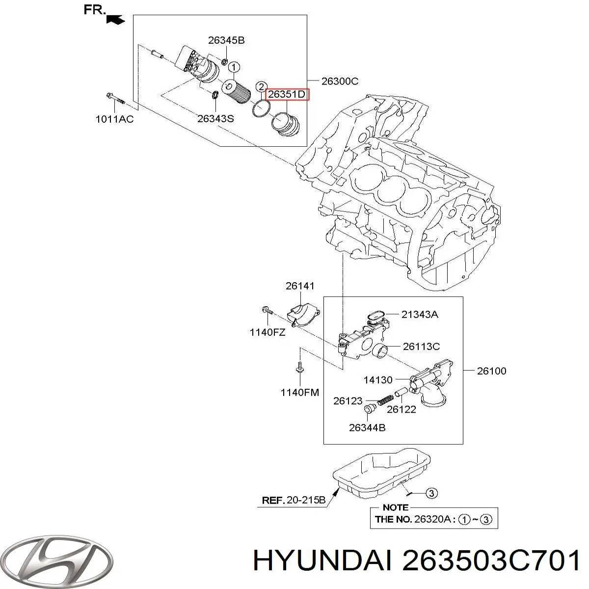 Купить 263503C701 Hyundai/Kia 