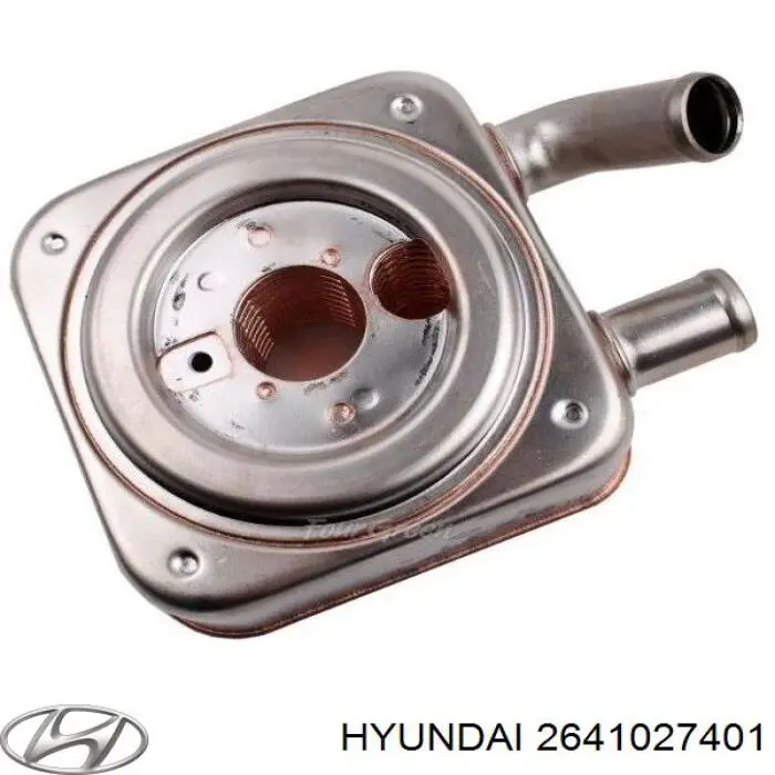 Radiador de óleo (frigorífico), debaixo de filtro para Hyundai Sonata (NF)