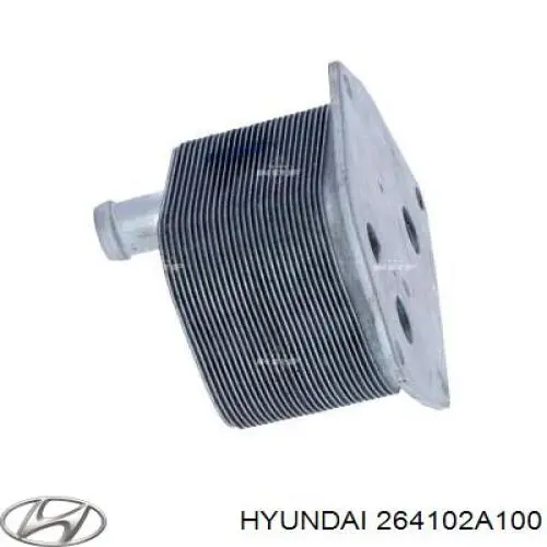 Масляный радиатор 264102A100 Hyundai/Kia