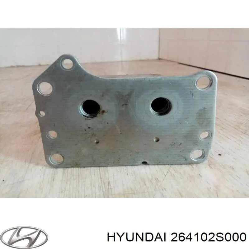 Радиатор масляный (холодильник), под фильтром Hyundai/Kia 264102S000 цена, от 63.52 USD