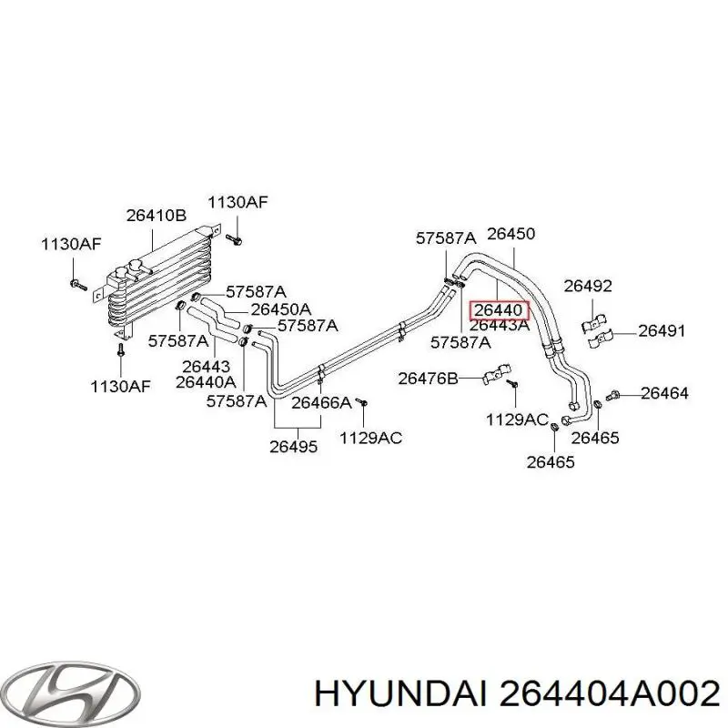  Hyundai/Kia 264404A002 цена, от 22.46 USD