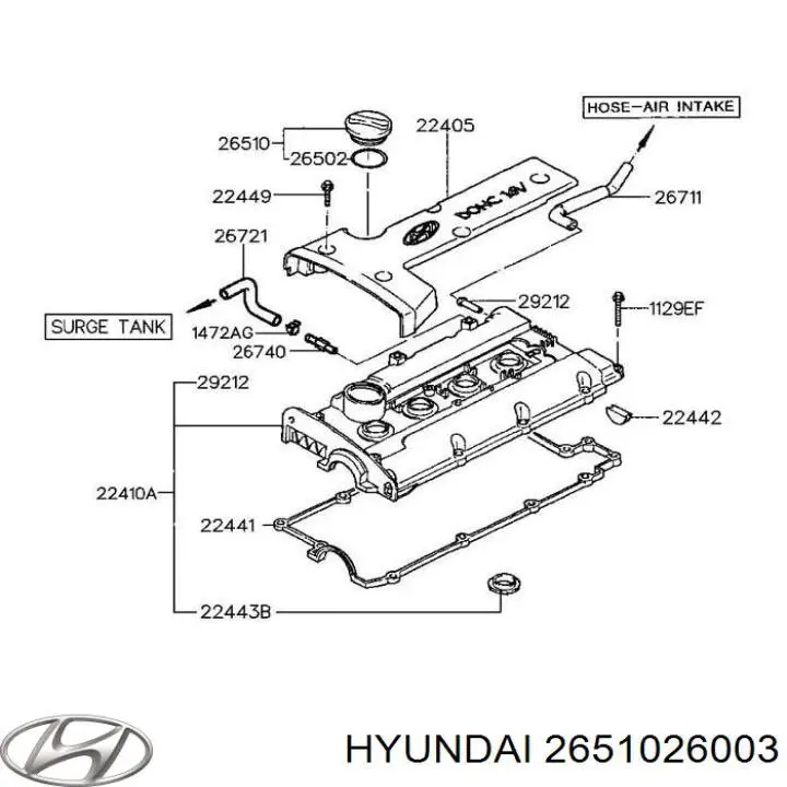  2651026003 Hyundai/Kia