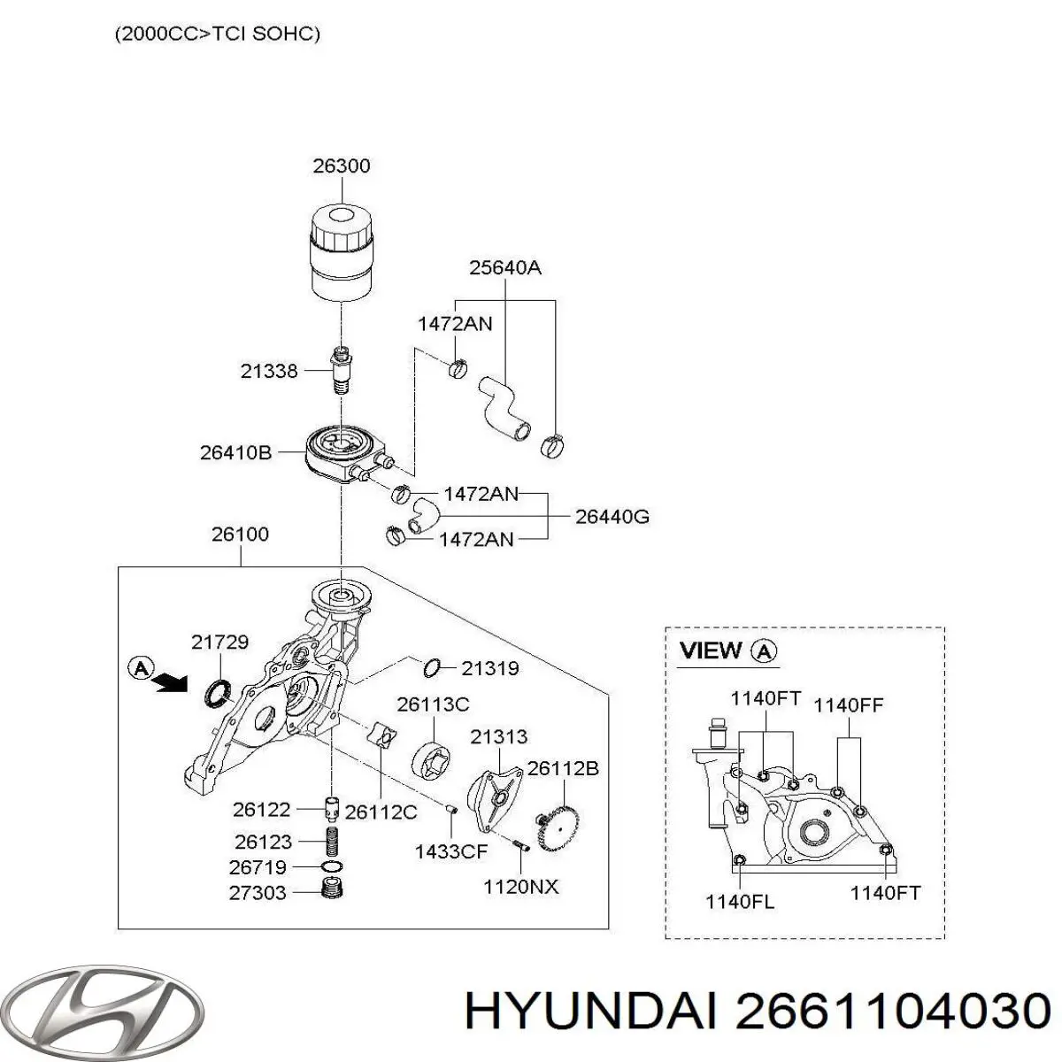 Индикатор уровня масла Hyundai/Kia 2661104030 цена, от 12.32 USD