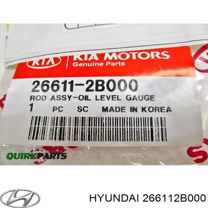  Sonda (indicador) do nível de óleo no motor KIA Ceed hatchback (ED) (2006 - 2012) 