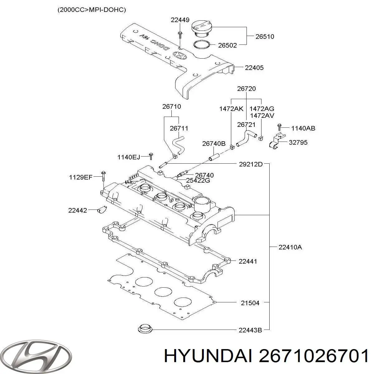 2671026701 Hyundai/Kia 