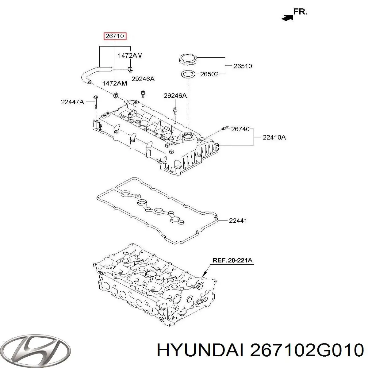 267102G010 Hyundai/Kia 