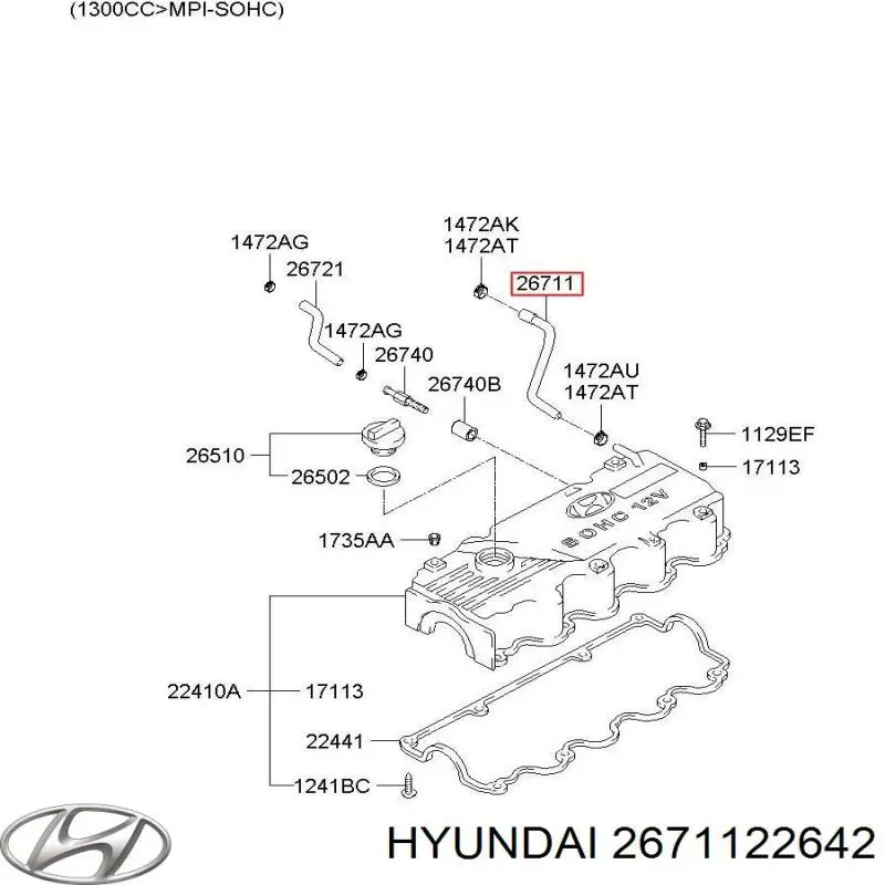 2671122642 Hyundai/Kia 