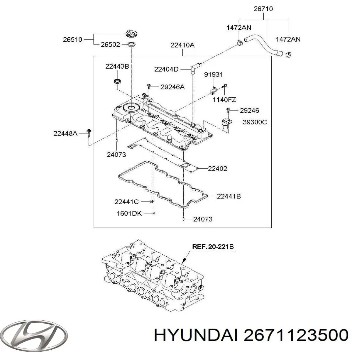 2671123500 Hyundai/Kia 