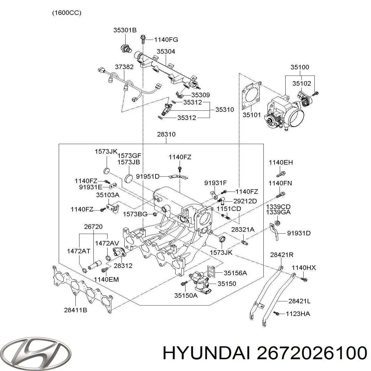 2672026100 Hyundai/Kia 