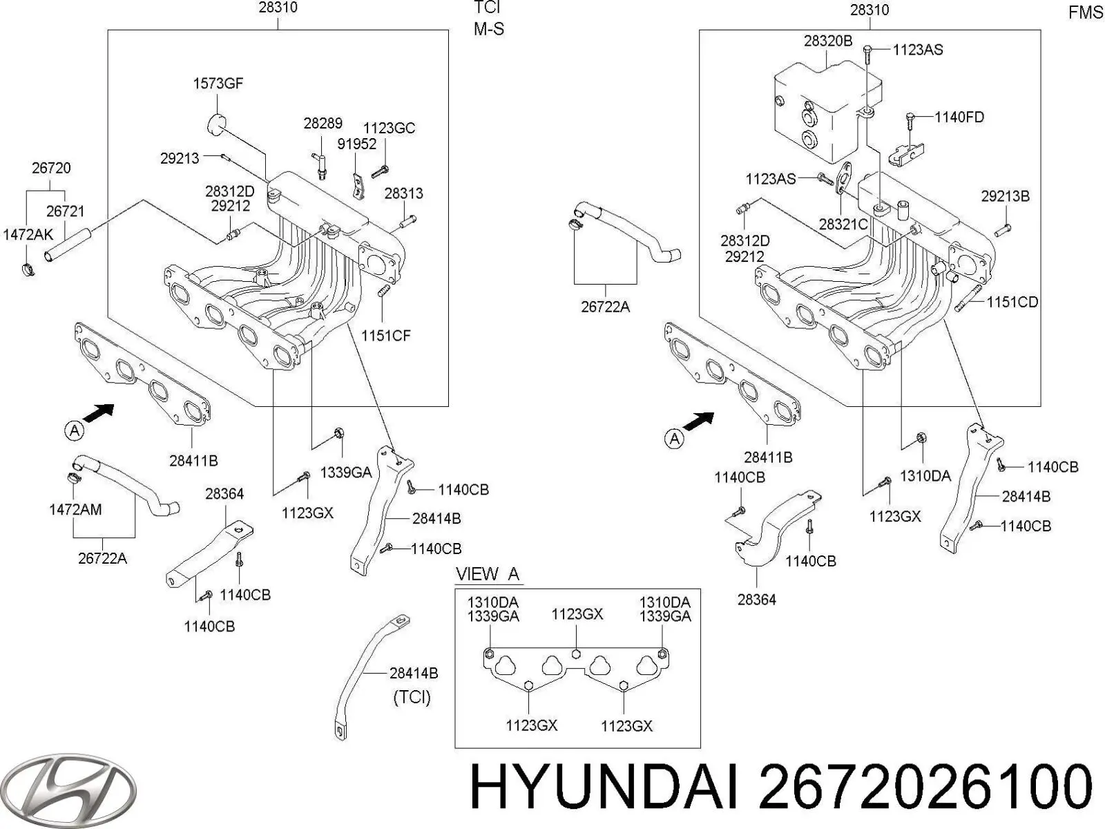  Hyundai/Kia 2672026100 цена, от  USD