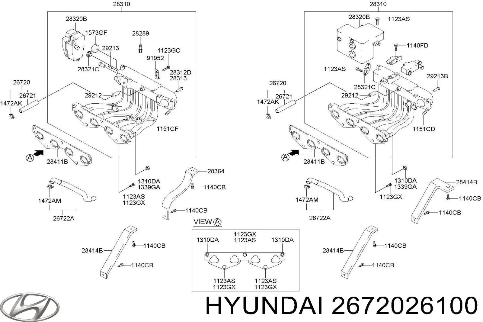 Купить 2672026100 Hyundai/Kia 