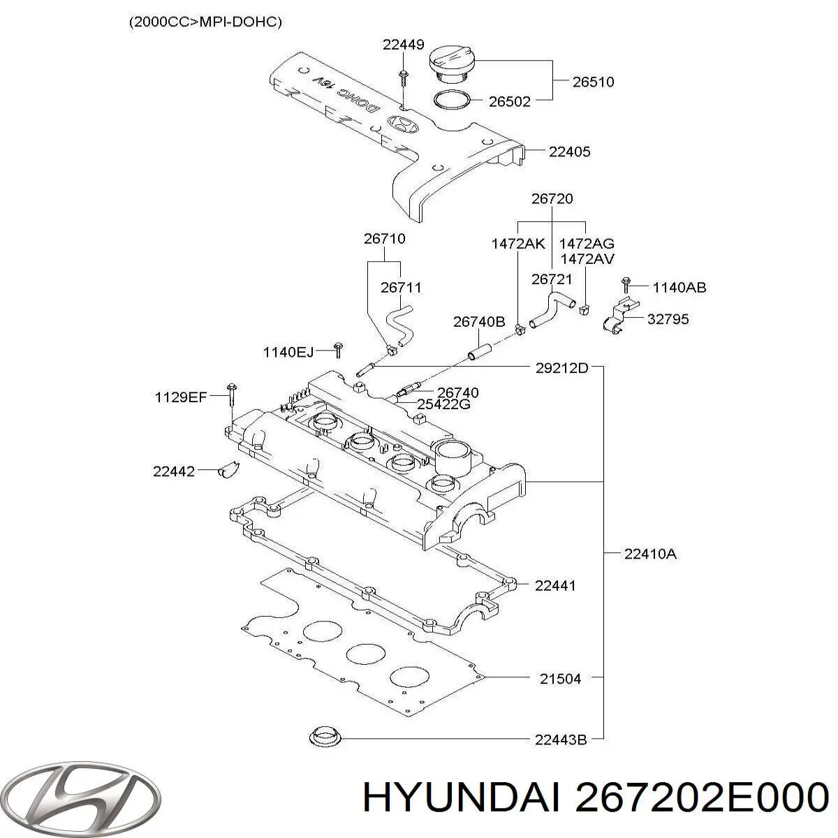  Hyundai/Kia 267202E000 цена, от 5.70 USD