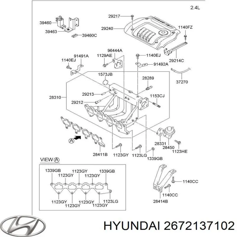  Hyundai/Kia 2672137102 цена, от 11.29 USD