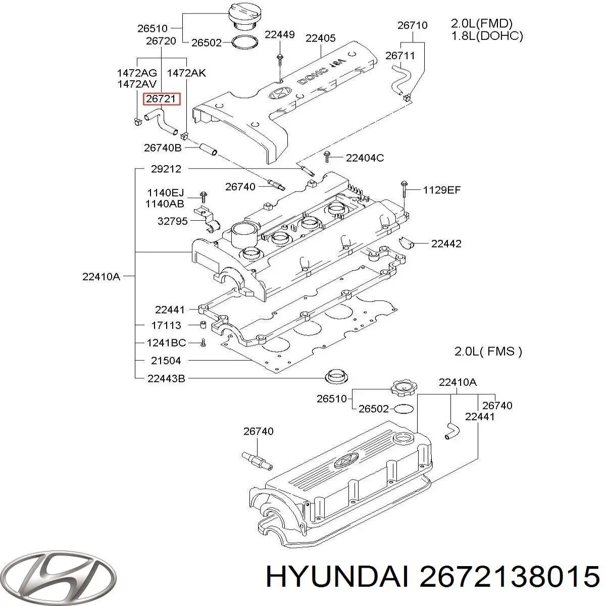  2672138015 Hyundai/Kia