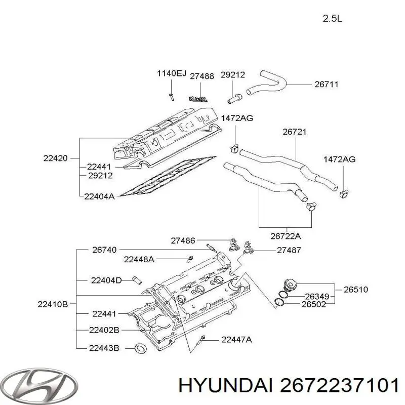 2672237101 Hyundai/Kia 