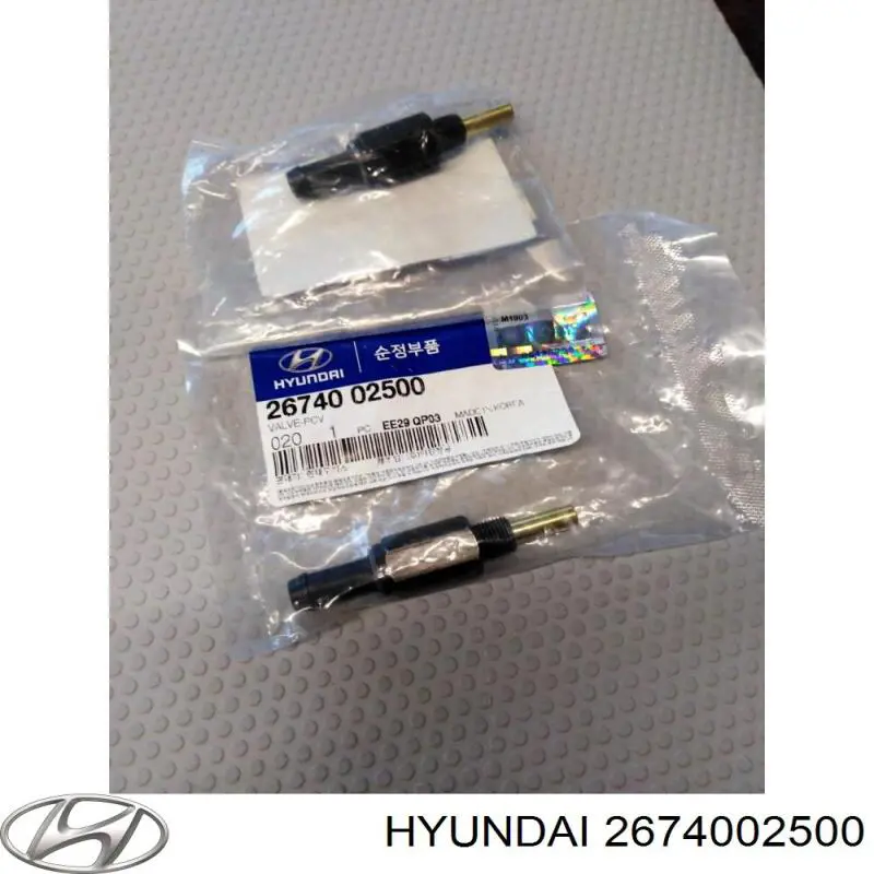 2674002500 Hyundai/Kia клапан pcv вентиляции картерных газов