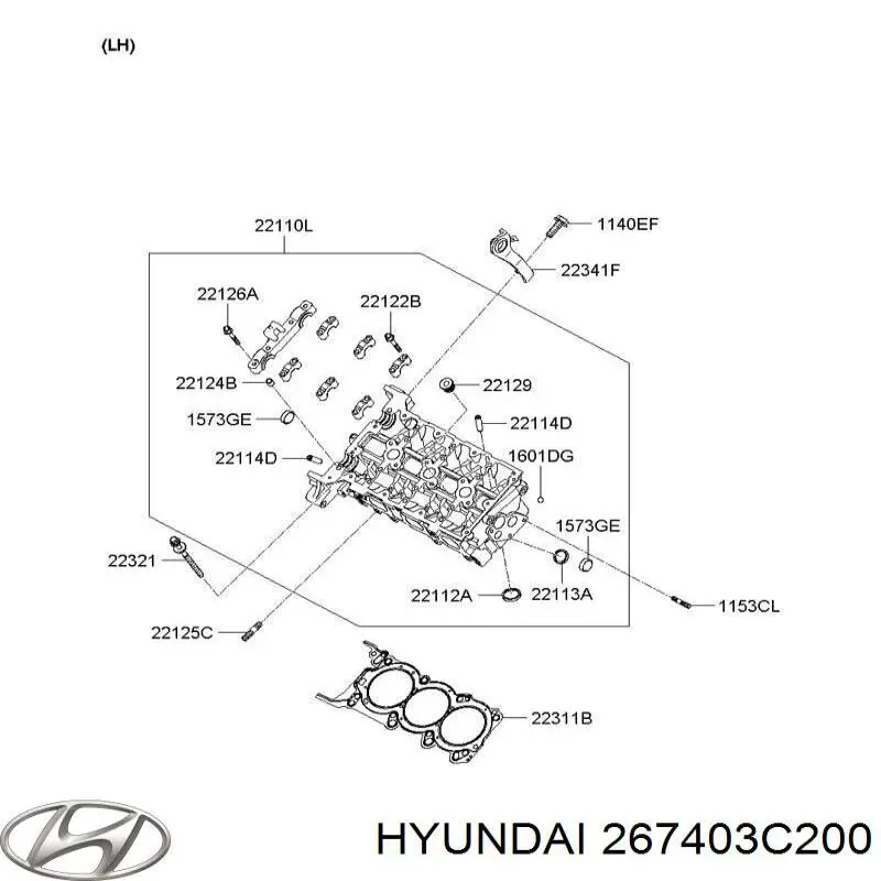 Hyundai/Kia 267403C200 цена, от 25.34 USD