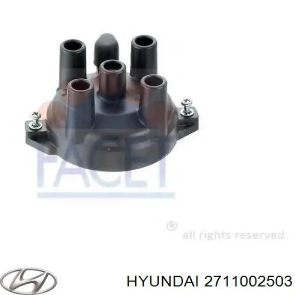 Крышка распределителя зажигания (трамблера) Hyundai/Kia 2711002503 цена, от 9.35 USD