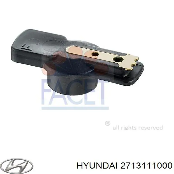 2713111000 Hyundai/Kia бегунок (ротор распределителя зажигания, трамблера)