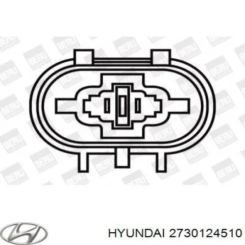 2730124510 Hyundai/Kia Катушка зажигания