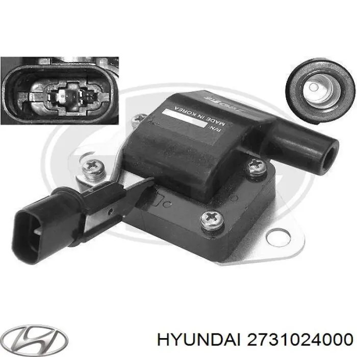 Купить 2731024000 Hyundai/Kia Катушка зажигания