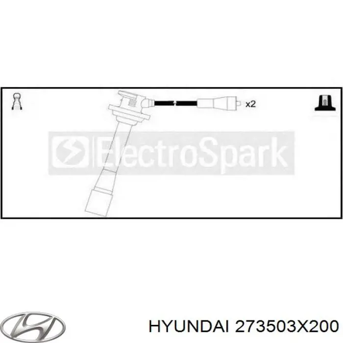 273503X200 Hyundai/Kia Провода высоковольтные