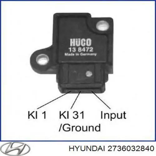 2736032840 Hyundai/Kia модуль зажигания (коммутатор)