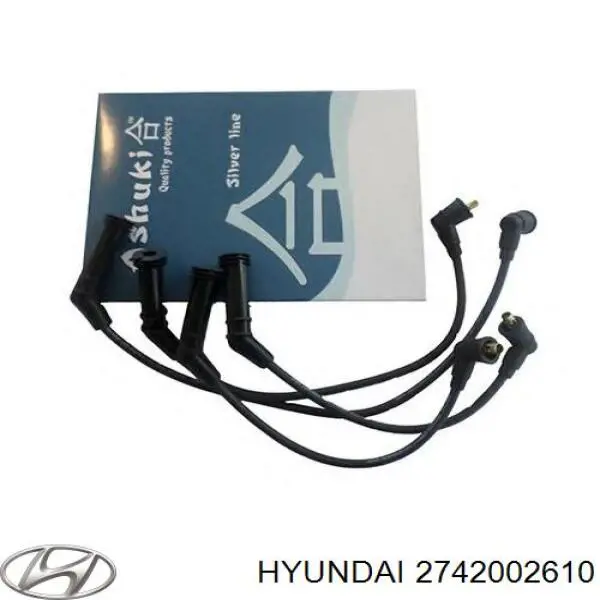 Juego de cables de encendido 2742002610 Hyundai/Kia