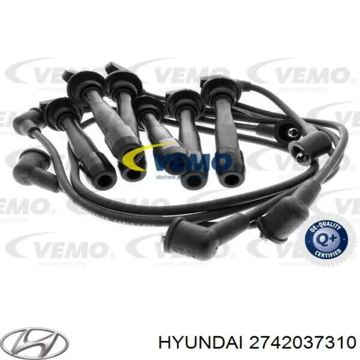 2742037310 Hyundai/Kia fio de alta voltagem, cilindro no. 1