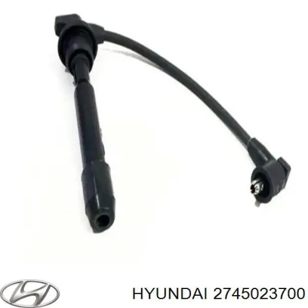 Провод высоковольтный, цилиндр №4 на Hyundai Elantra XD