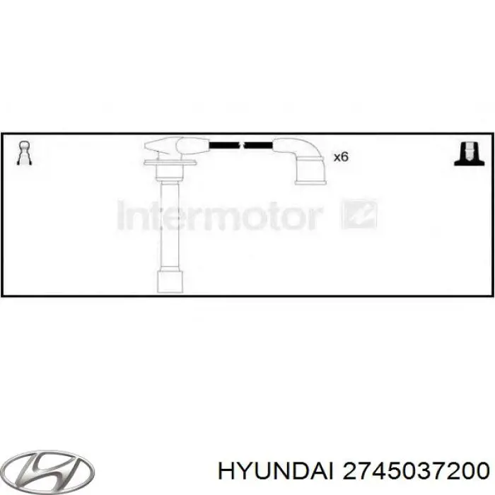 Высоковольтные провода 2745037200 Hyundai/Kia