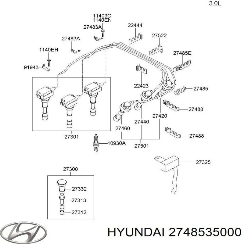  2748535000 Hyundai/Kia