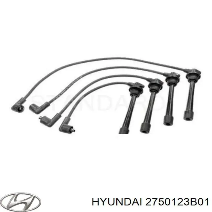 Провода зажигания Hyundai/Kia 2750123B01 цена, от 41.21 USD